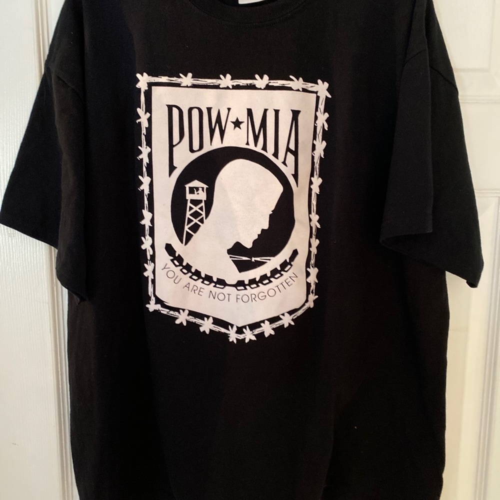 POW MIA  classic logo you are not forgotten